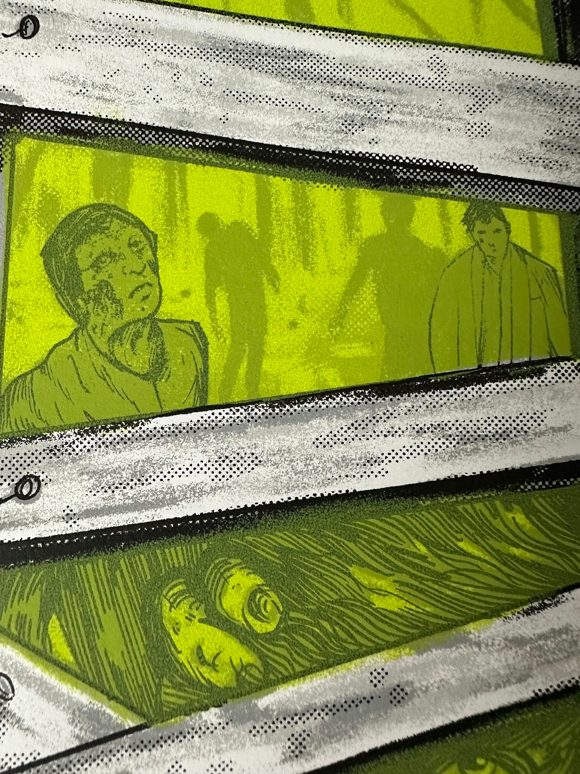 Zeb Love – Night of the Living Dead, 24 x 18 in, art print, image 3