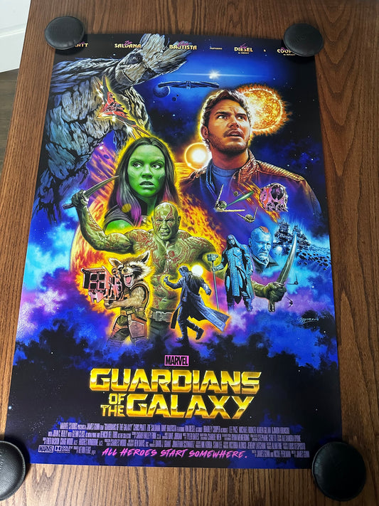 Roger Motzkus – Guardians of the Galaxy, 24 x 36 in, poster