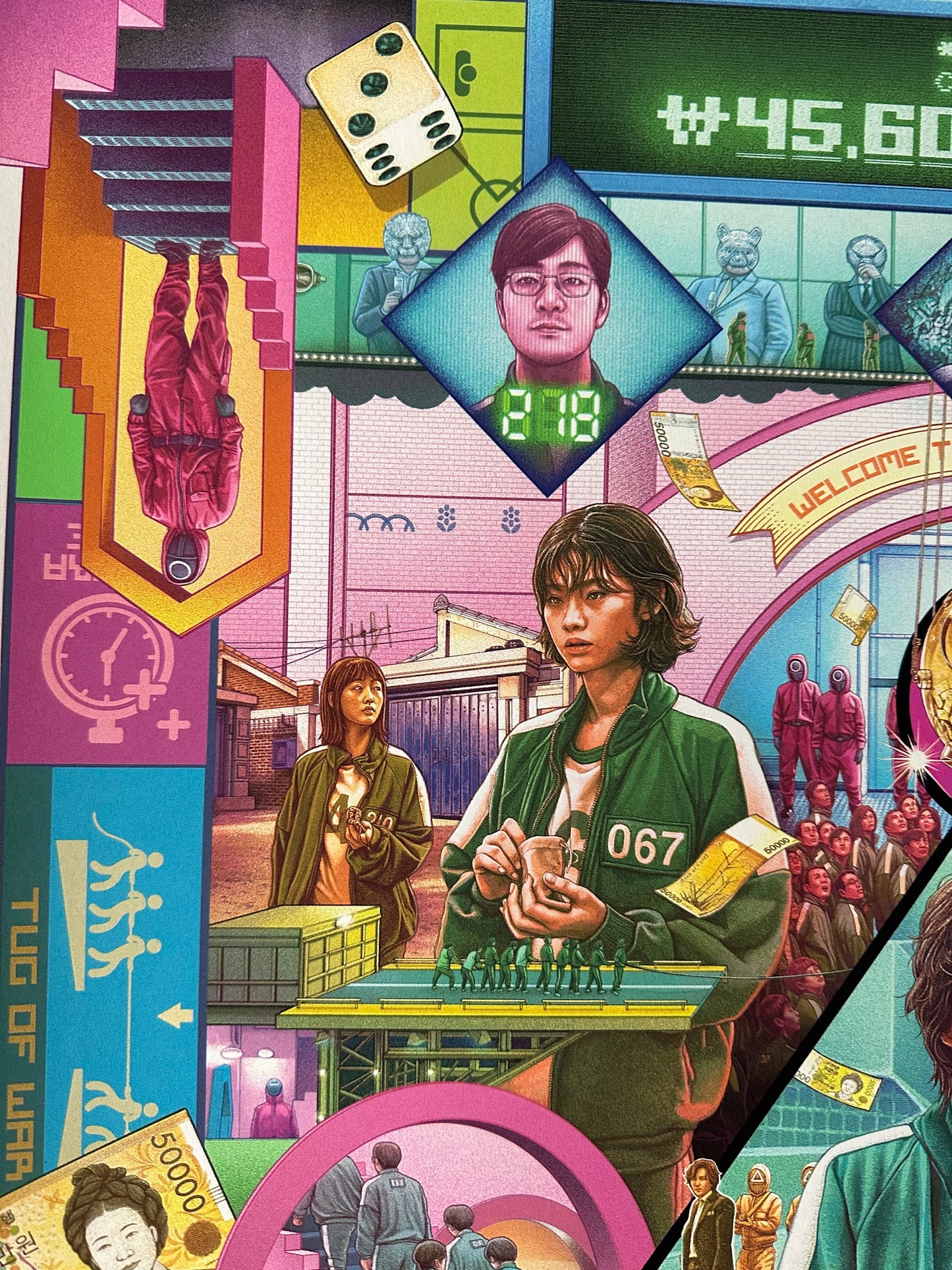 Ise Ananphada - Squid Game 24x36 movie poster - detail image 3