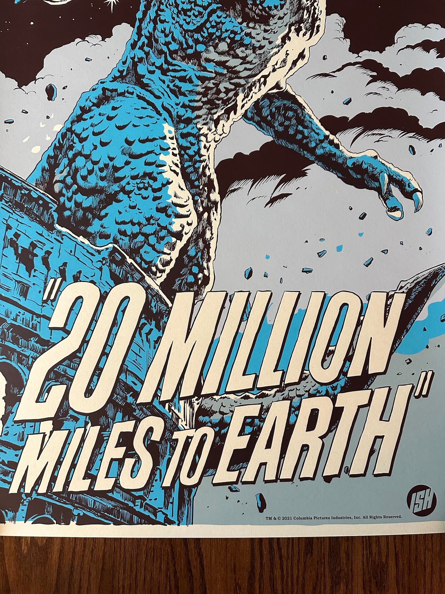 Francesco Francavilla – 20 Million Miles to Earth, 24 x 36 in, poster, image 5