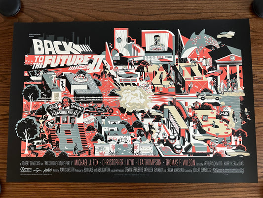 Adam Simpson – Back to the Future Part II, 36 x 24 in, poster