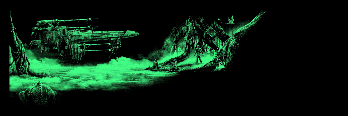 Mark Englert – The Destiny of a Jedi, 36 x 12 in, art print, image 7