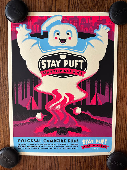Ryan Brinkerhoff – Stay Puff Marshmellow Ghostbusters, 18 x 24 in, art print