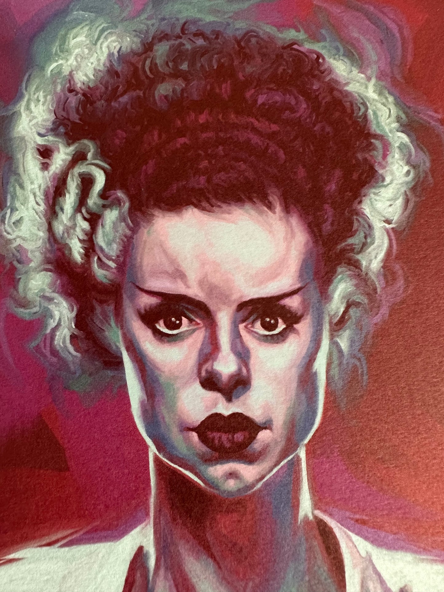 Candra Hope – The Bride of Frankenstein, 11.7 x 16.5 in, art print
