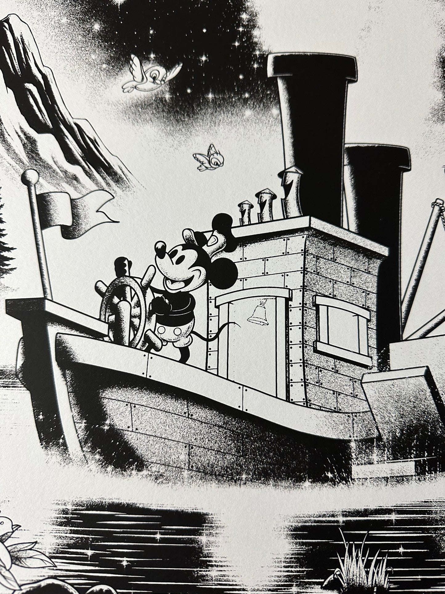 Sam Mayle – Disney Mickey Mouse Steamboat Willie, 18 x 24 in, art print, image 2