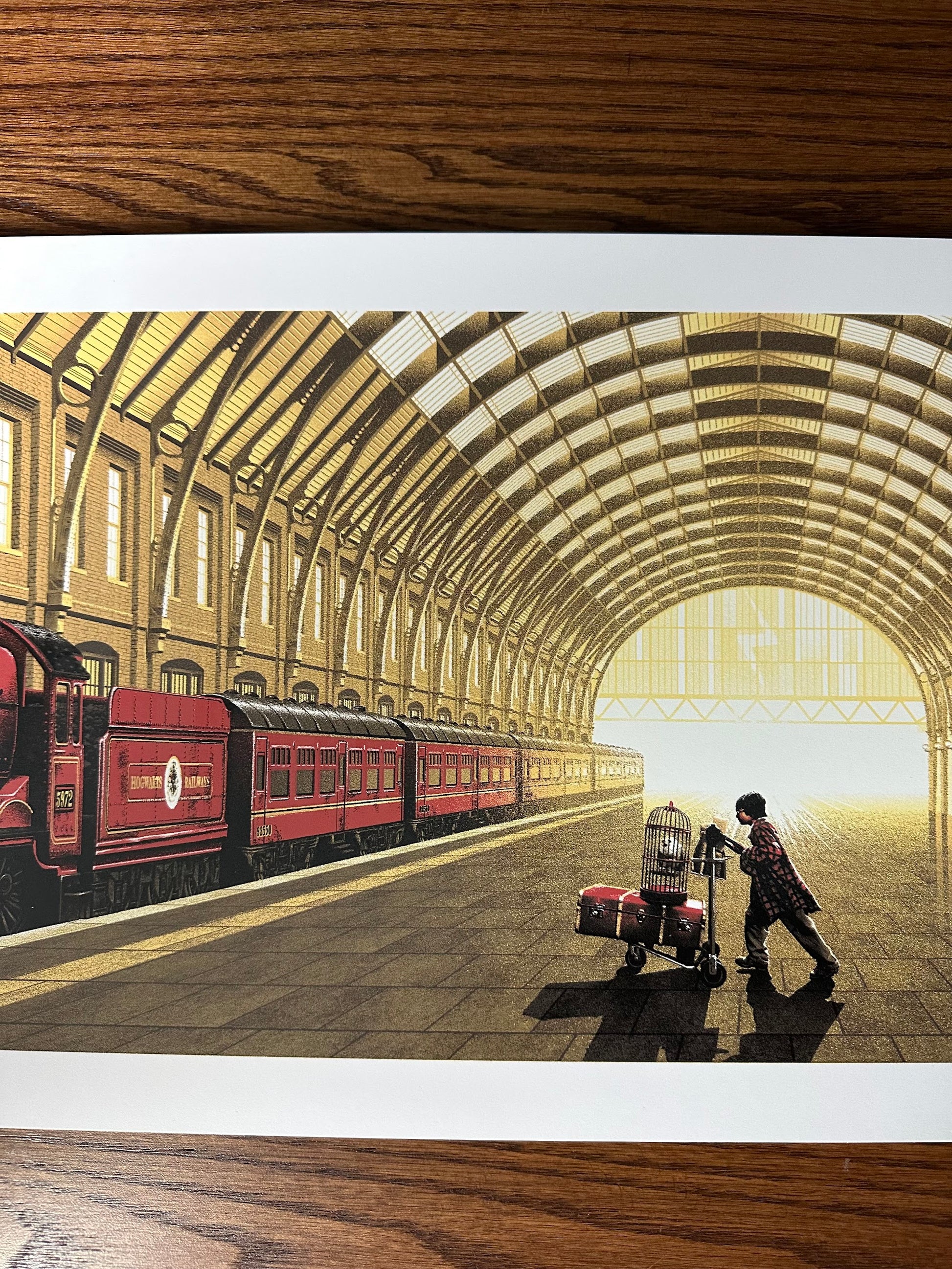Mark Englert – Harry Potter Platform 9 3/4 GID, 36 x 12 in, art print, image 4