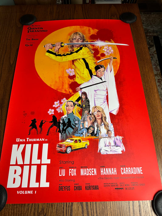 Paul Mann – Kill Bill Vol 1, 24 x 36 in, poster