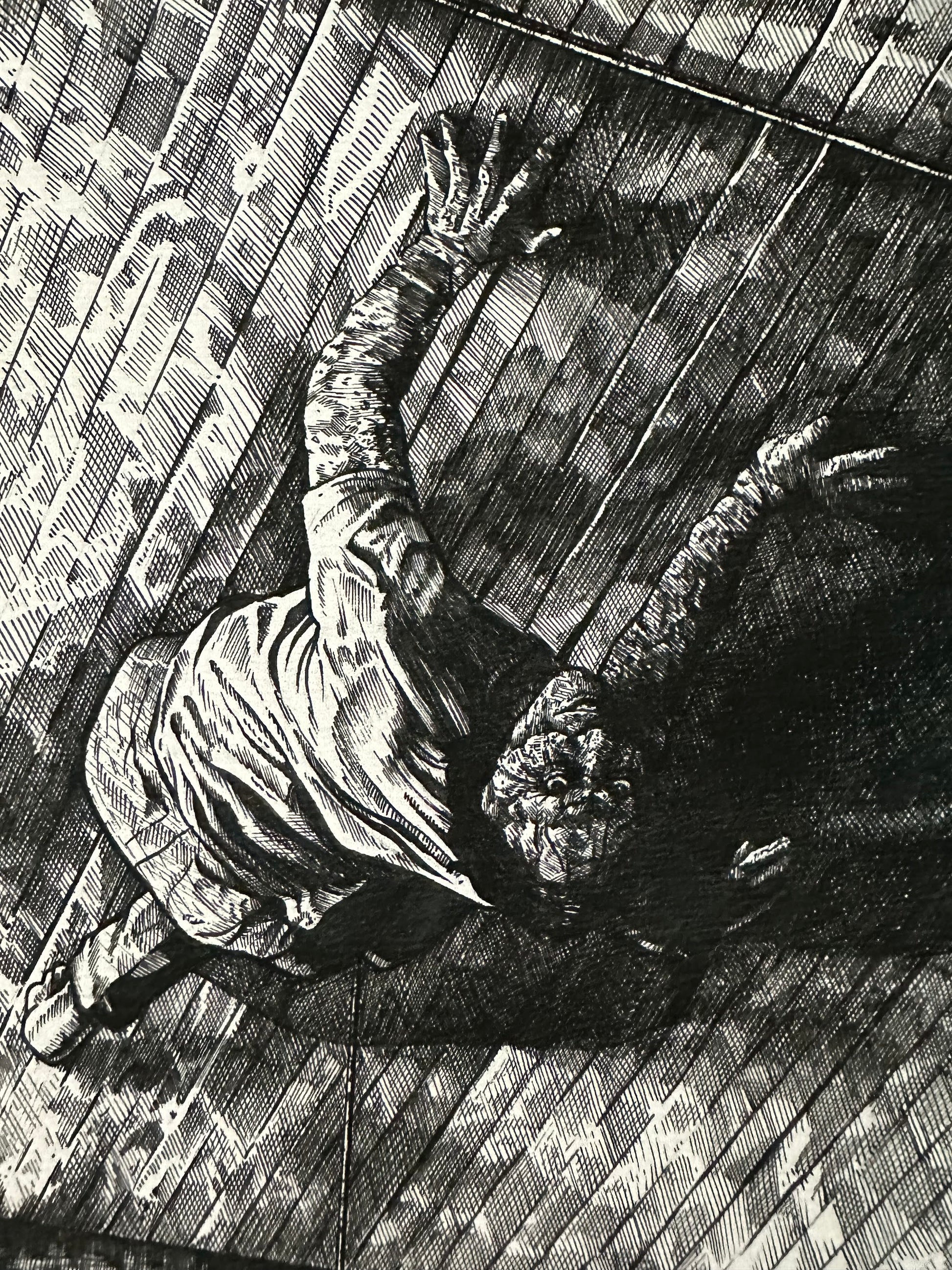 Nathan Chesshir – The Creeping Terror, 16 x 12 in, art print, image 2