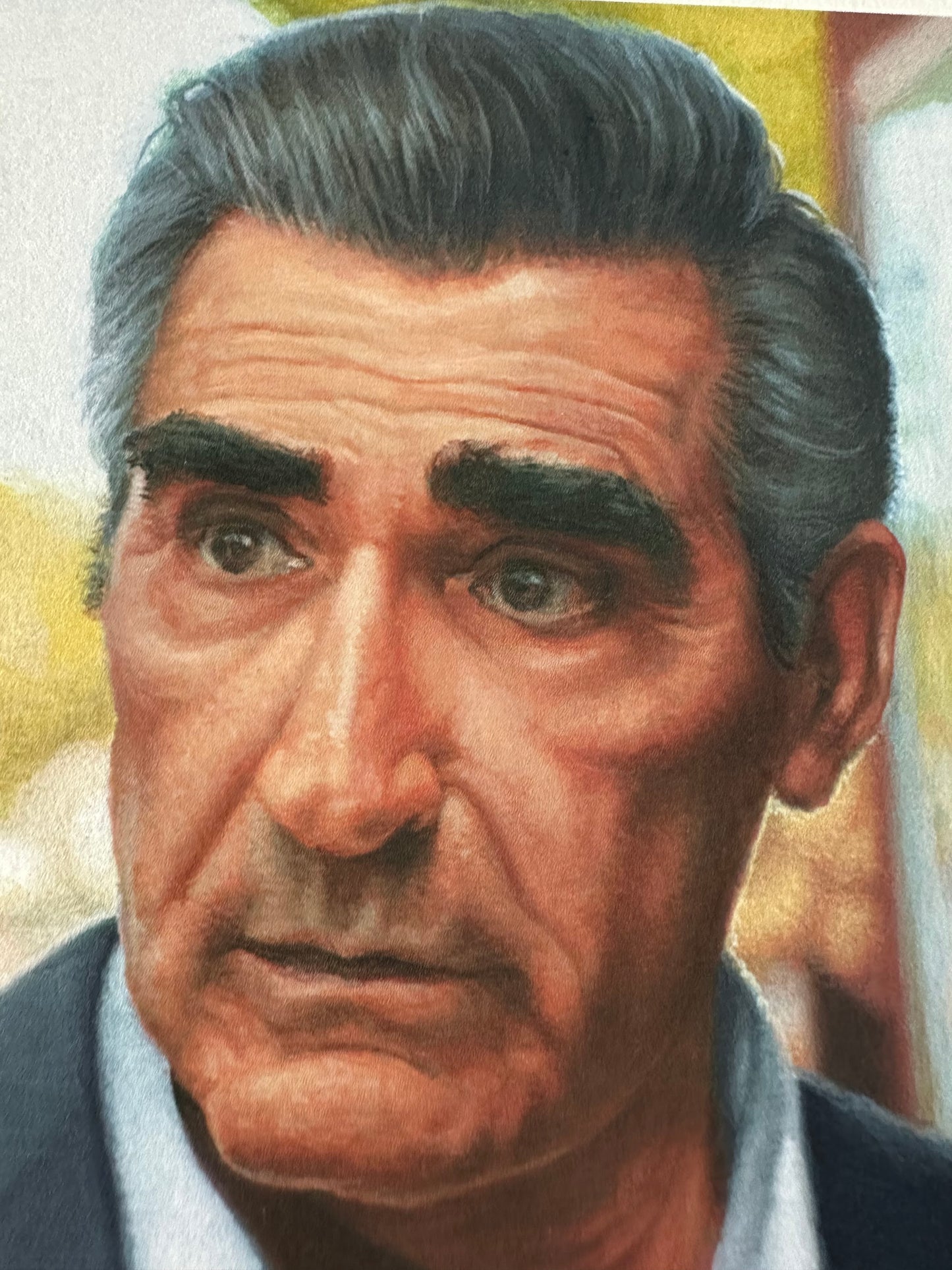 Ashton Gallagher – Schitt's Creek Johnny Rose Portrait, 6 x 6 in, art print, image 2