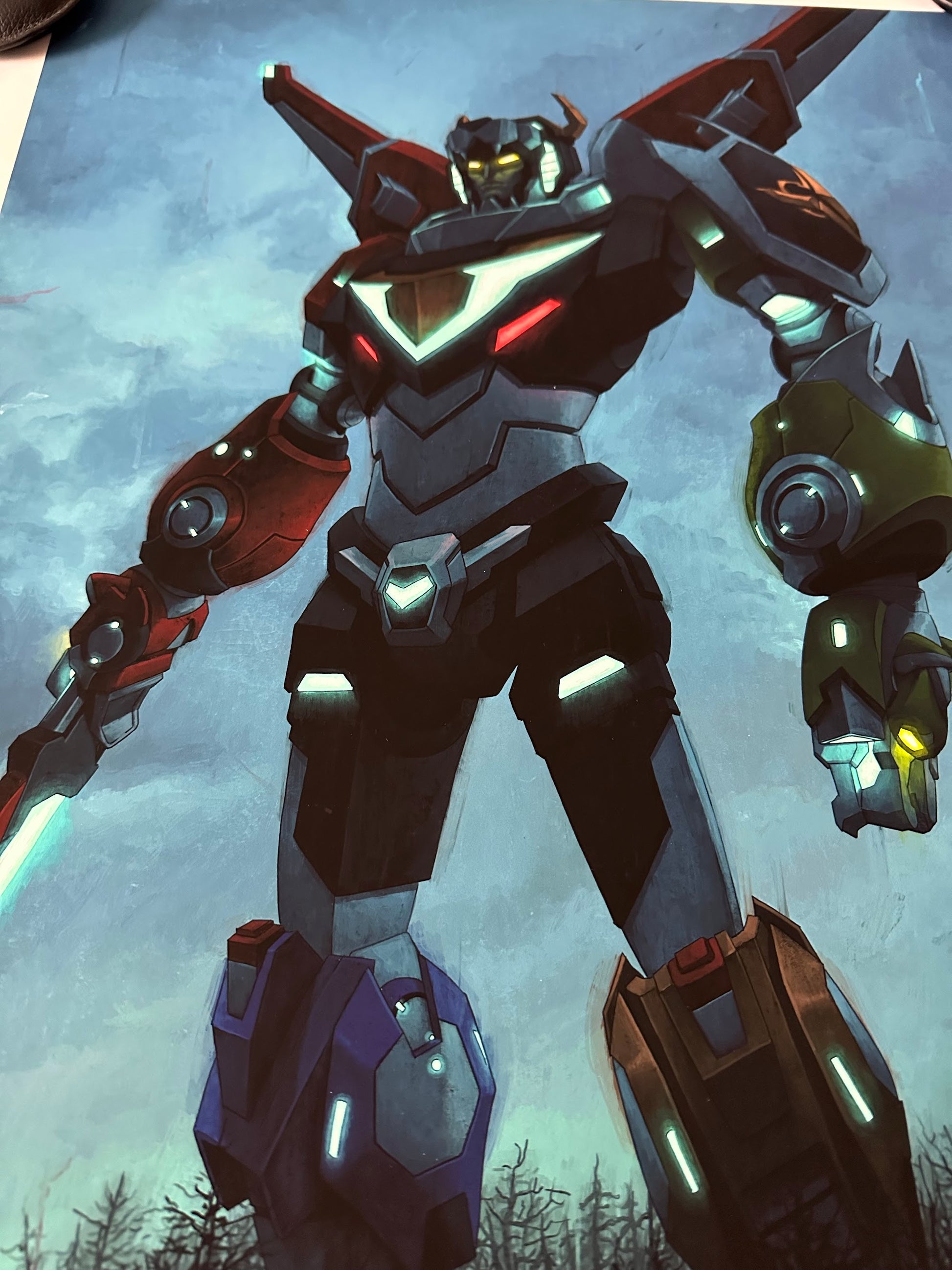 Rory Kurtz – Transformers Voltron, 18 x 24 in, art print, image 3