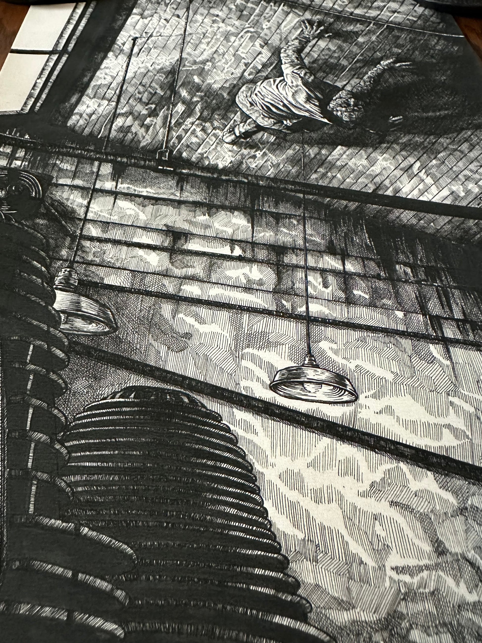 Nathan Chesshir – The Creeping Terror, 16 x 12 in, art print, image 5