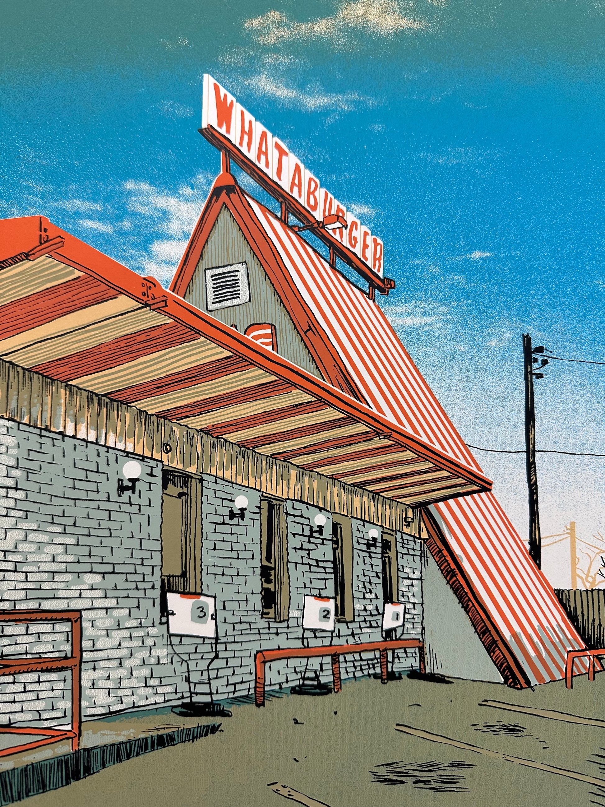 Tim Doyle – Whataburger, 24 x 18 in, art print, image 4