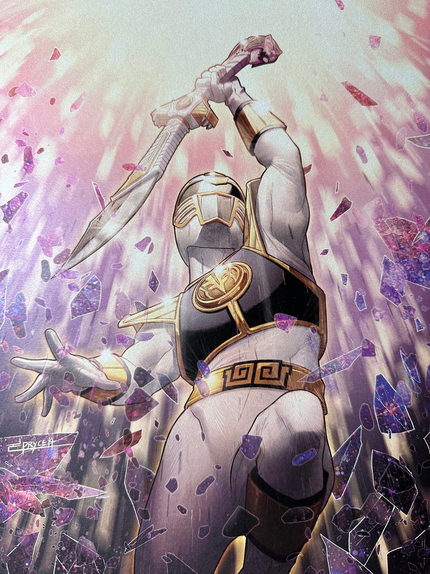 Jamal Campbell – Power Ranger Pearlescent Edition, 12 x 16 in, art print, image 2