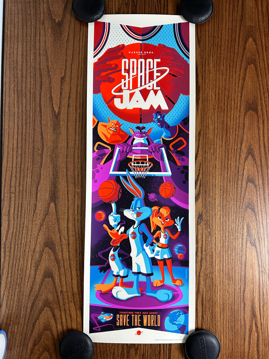 Tom Whalen – Space Jam A New Legacy, 12 x 36 in, art print