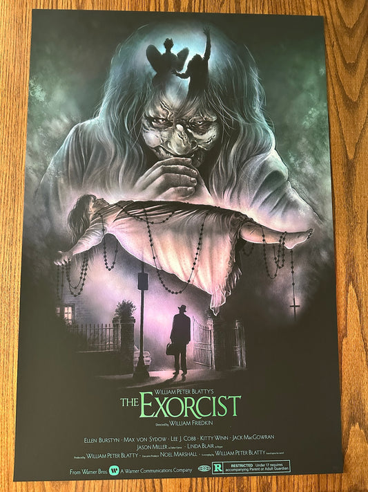 Andrew Rowland – The Exorcist Variant, 24 x 36 in, poster