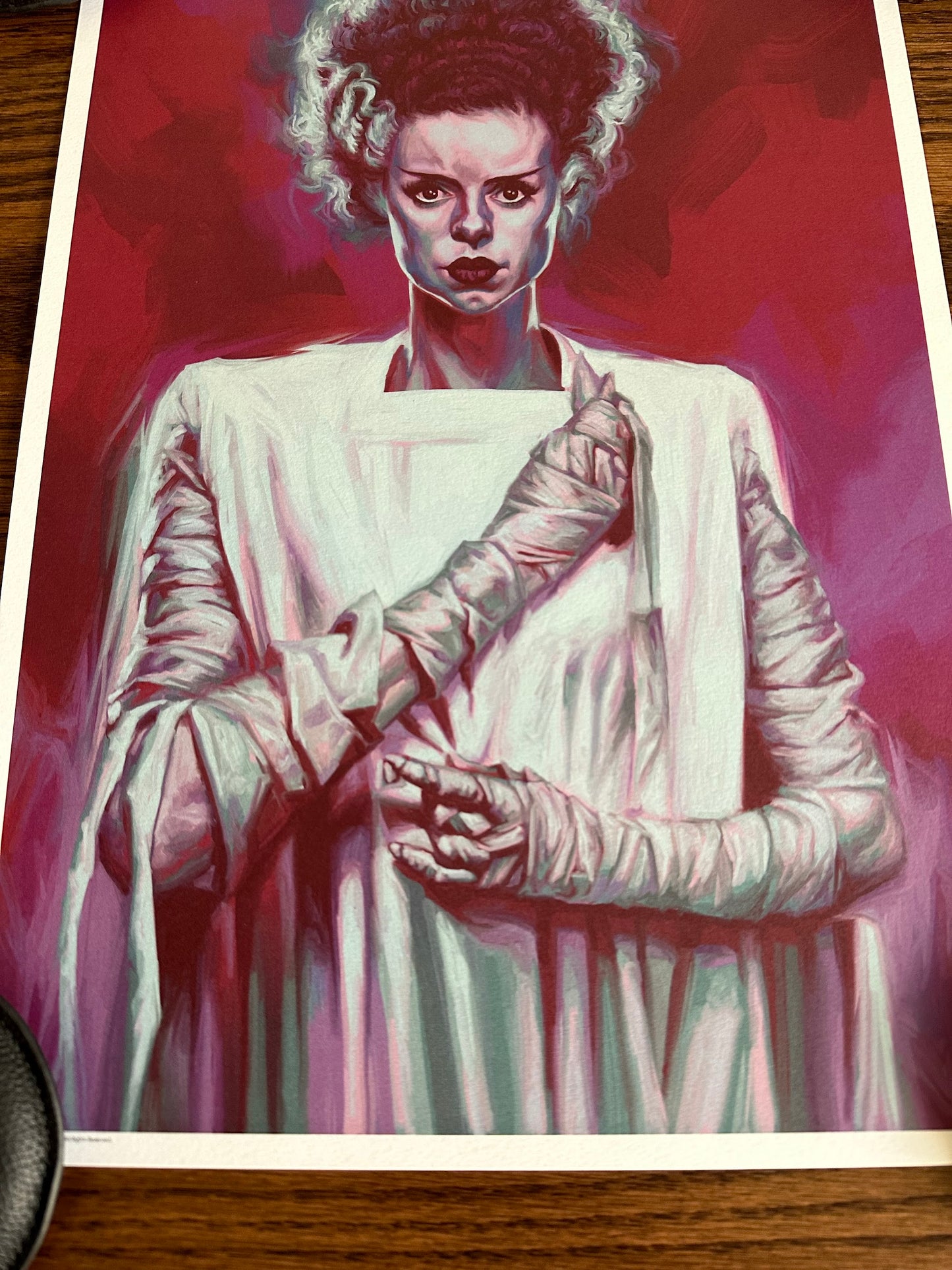 Candra Hope – The Bride of Frankenstein, 11.7 x 16.5 in, art print, image 3