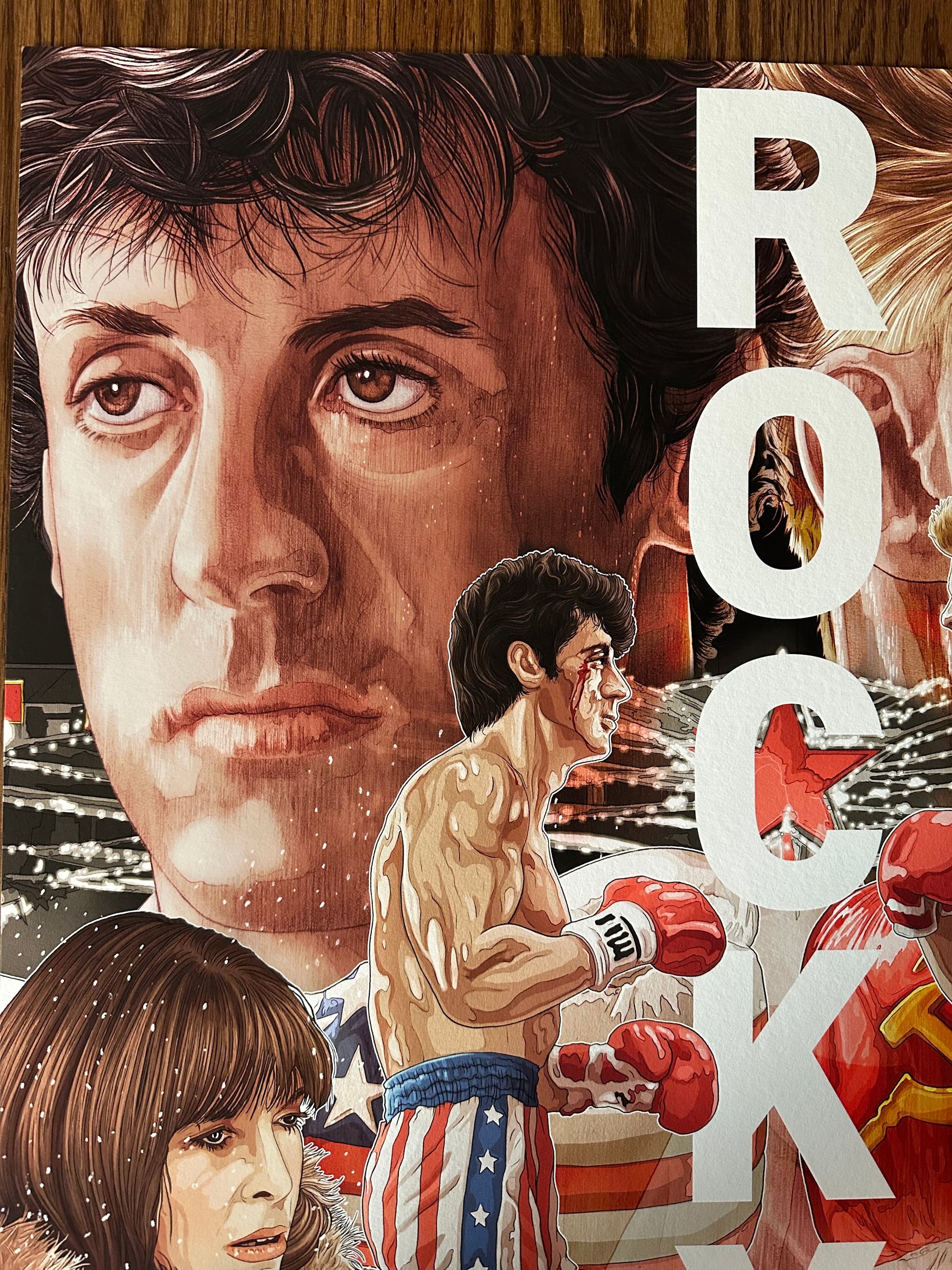 Tavo Montanez - Rocky 4 Variant 24x36 movie poster - detail image 2