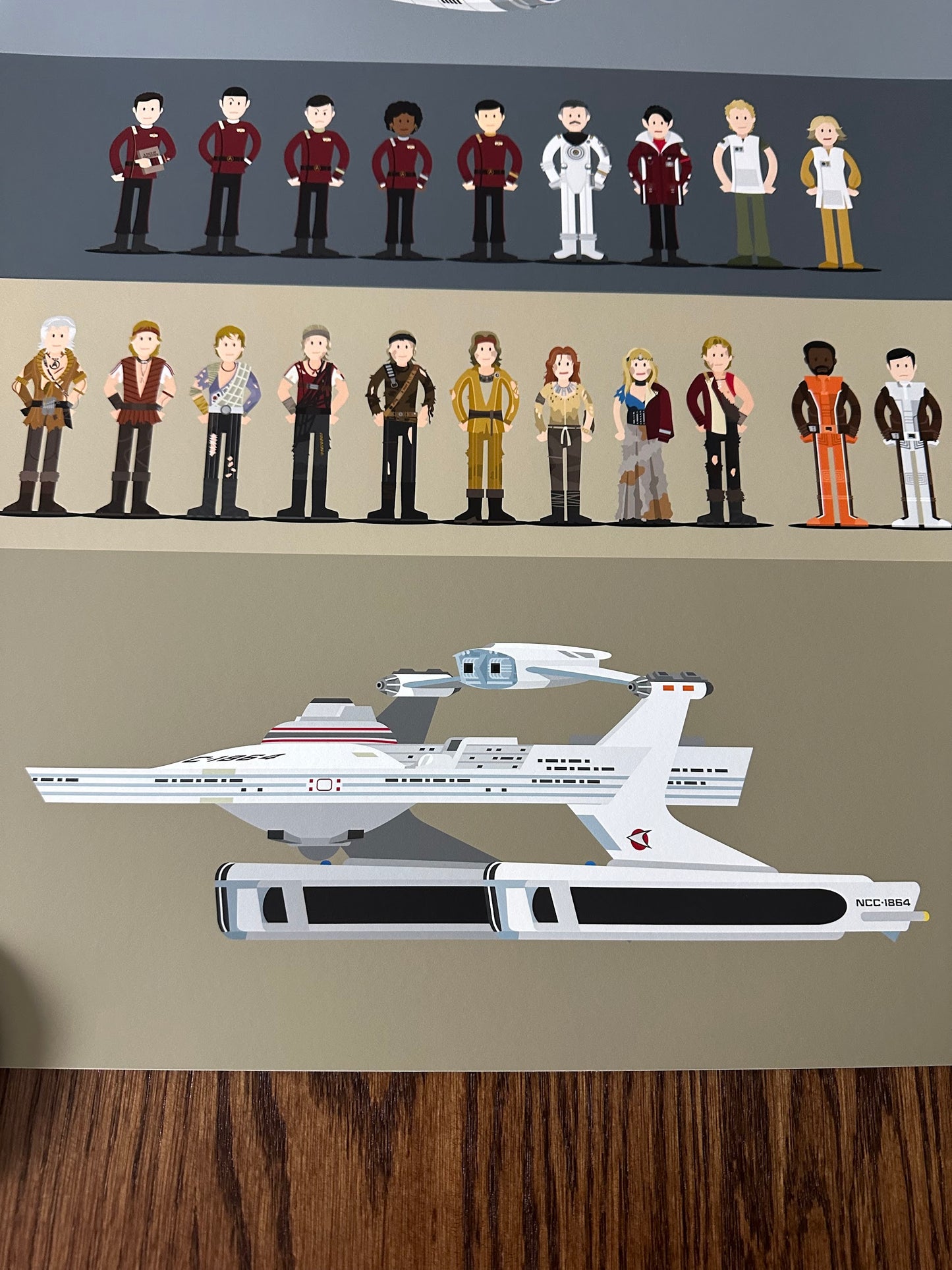 Scott Park – Star Trek, 18 x 24 in, art print, image 2