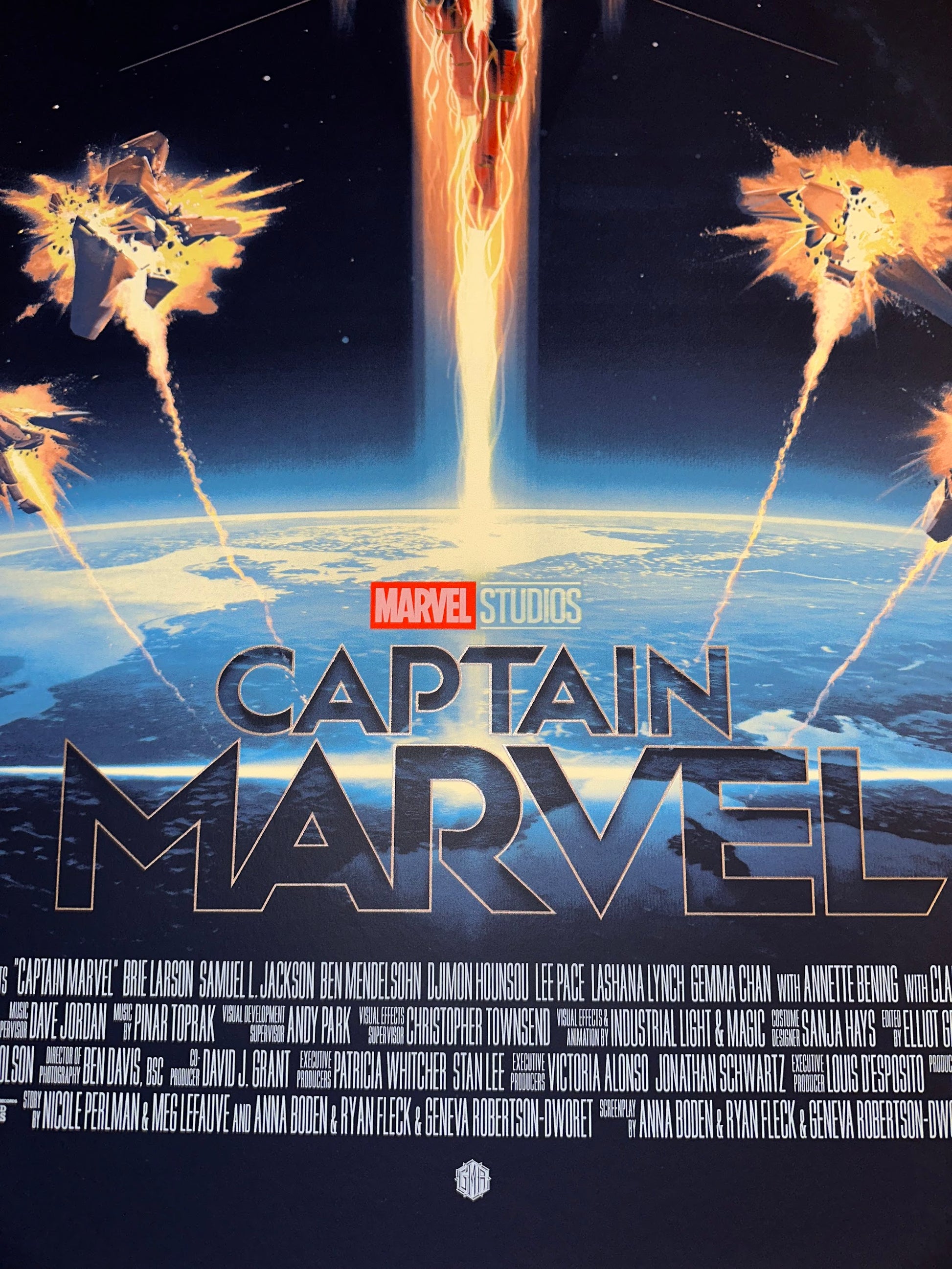 Matt Ferguson – Captain Marvel, 24 x 36 in, poster, image 3