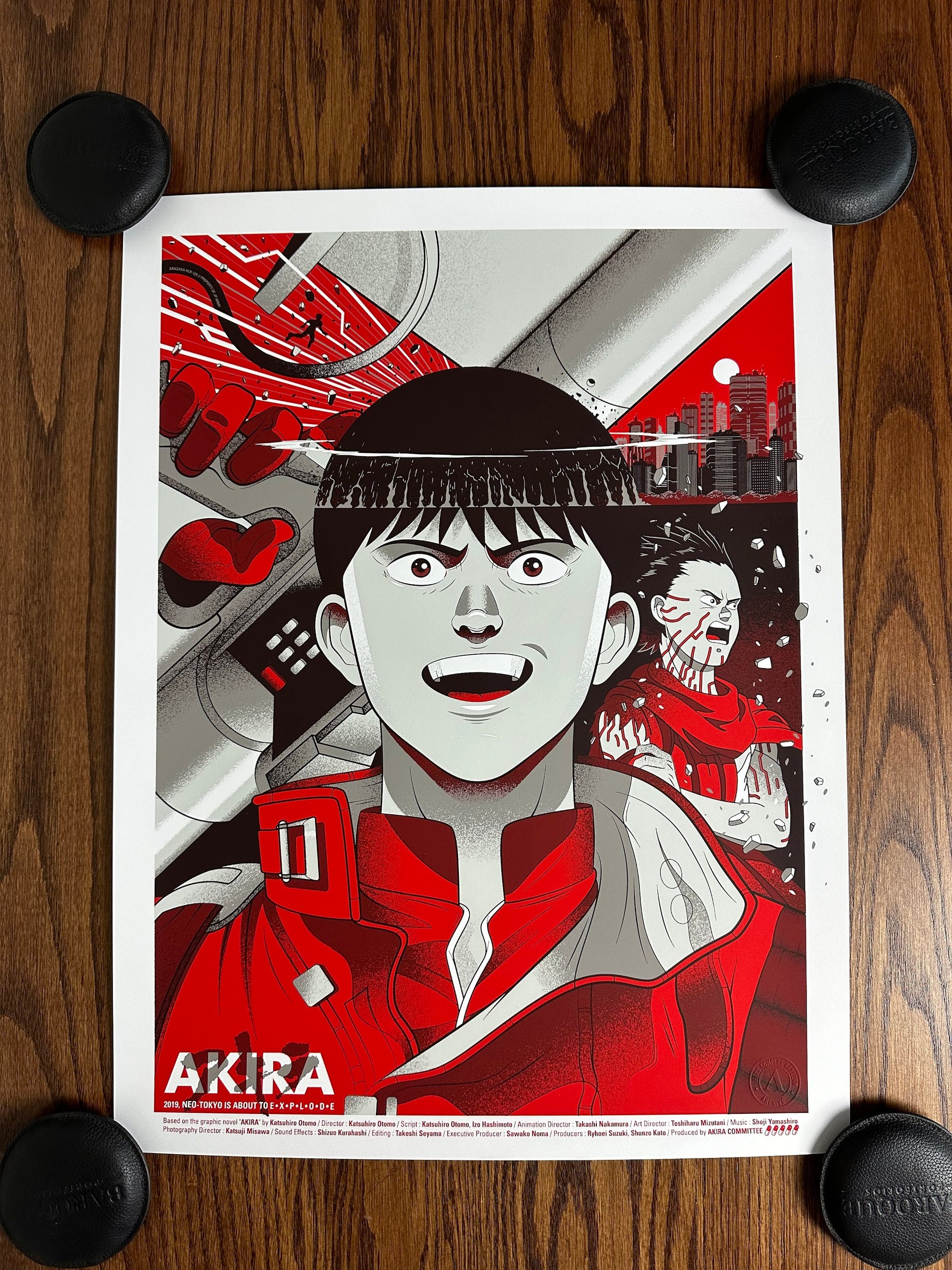 Guillaume Morellec – Akira "Kung-Fu Theater", 18 x 24 in, art print