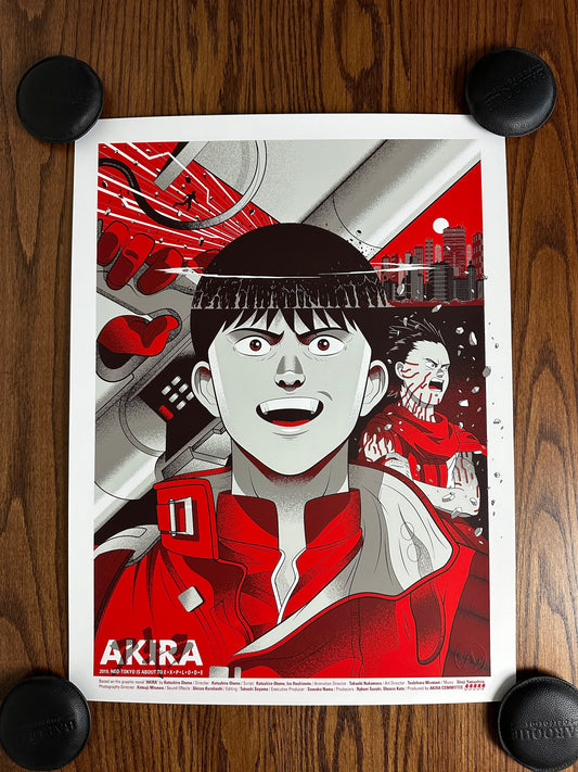 Guillaume Morellec – Akira "Kung-Fu Theater", 18 x 24 in, art print