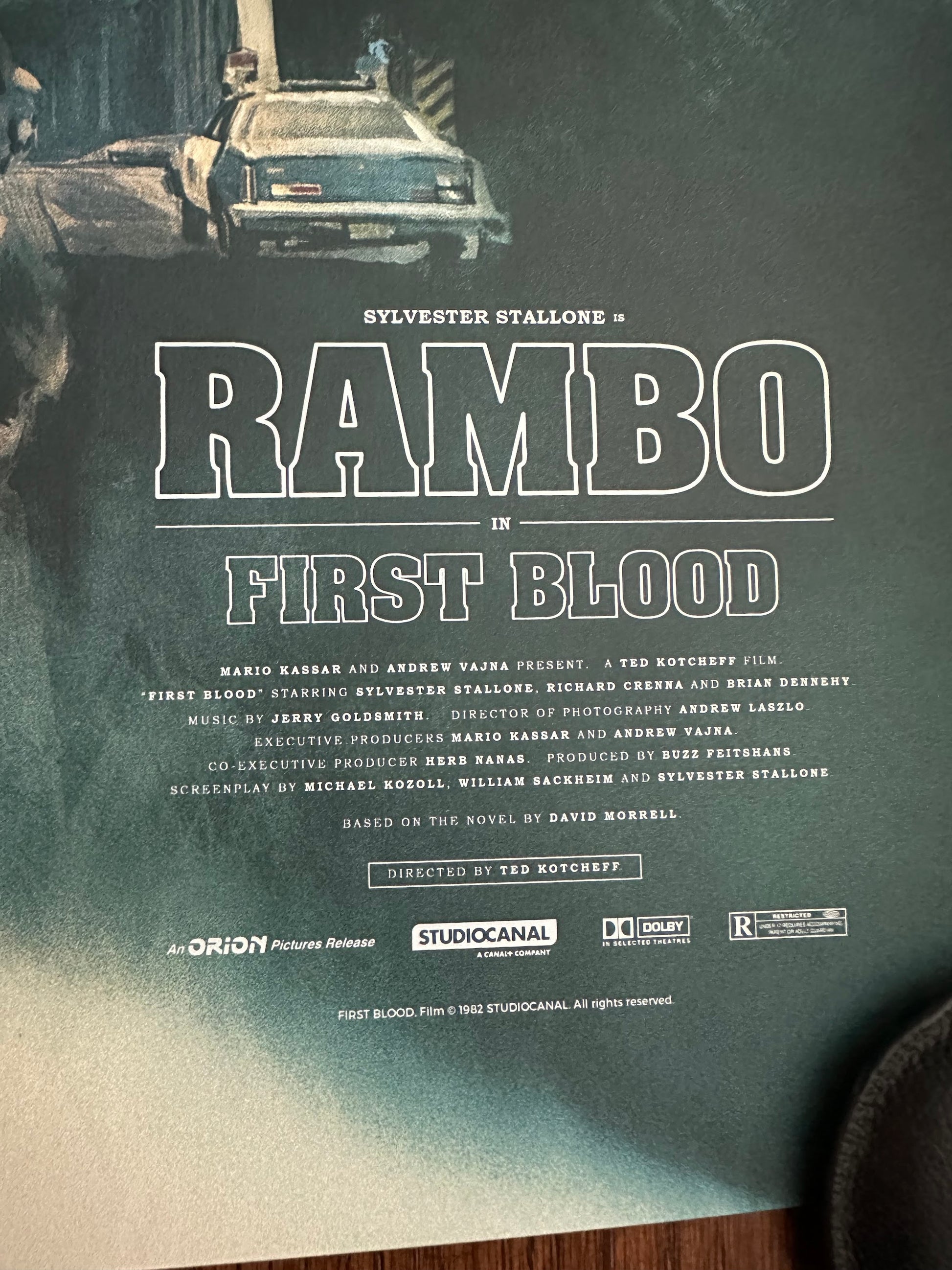 Tony Stella – Rambo First Blood, 24 x 36 in, poster, image 9