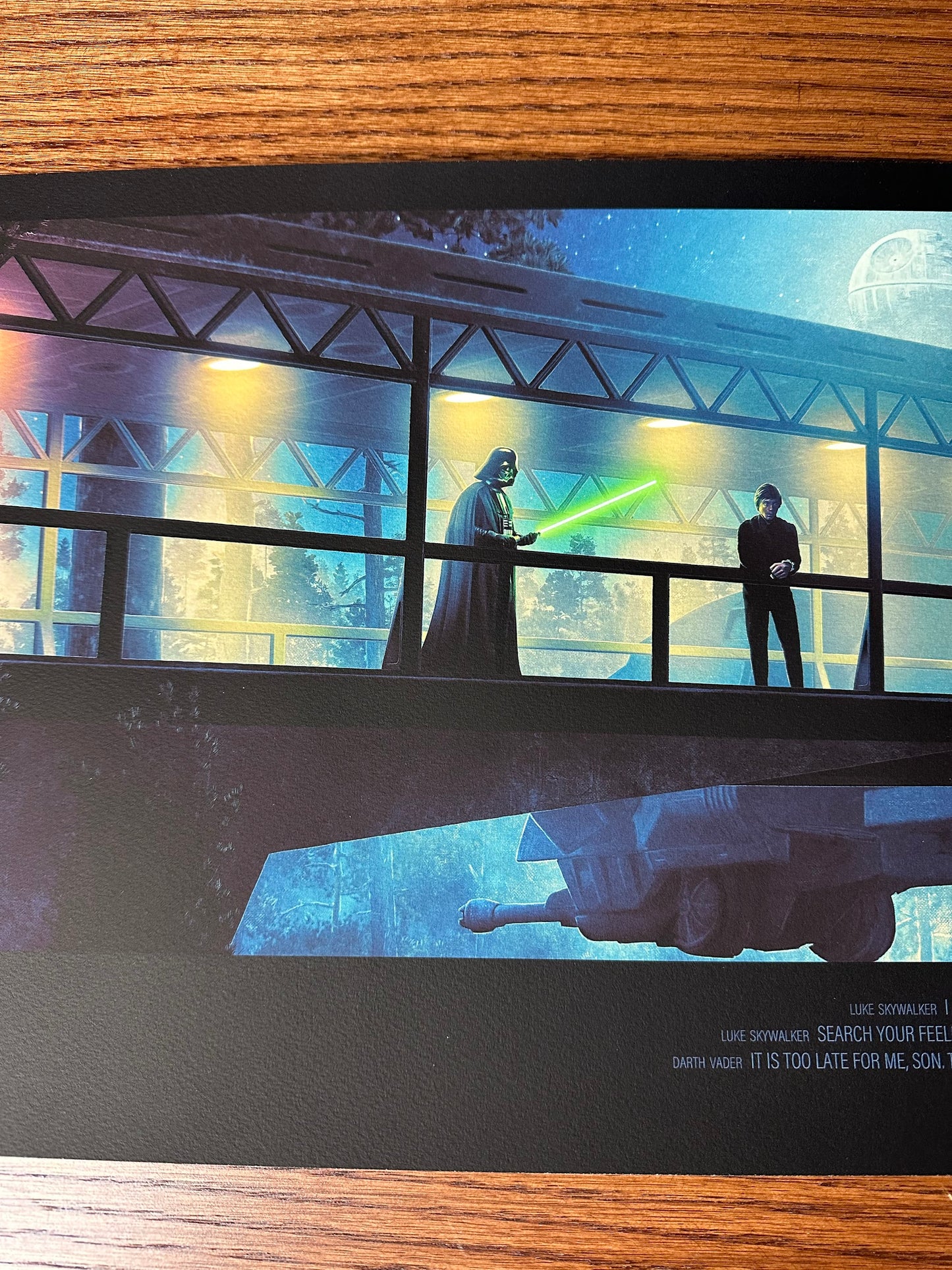 Kevin Wilson – Star Wars Return of the Jedi, 24 x 12 in, art print, image 3