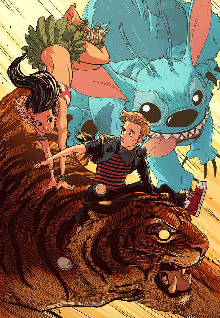 Andrew Sebastian Kwan – Lilo & Calvin, 13 x 19 in, art print, image 7