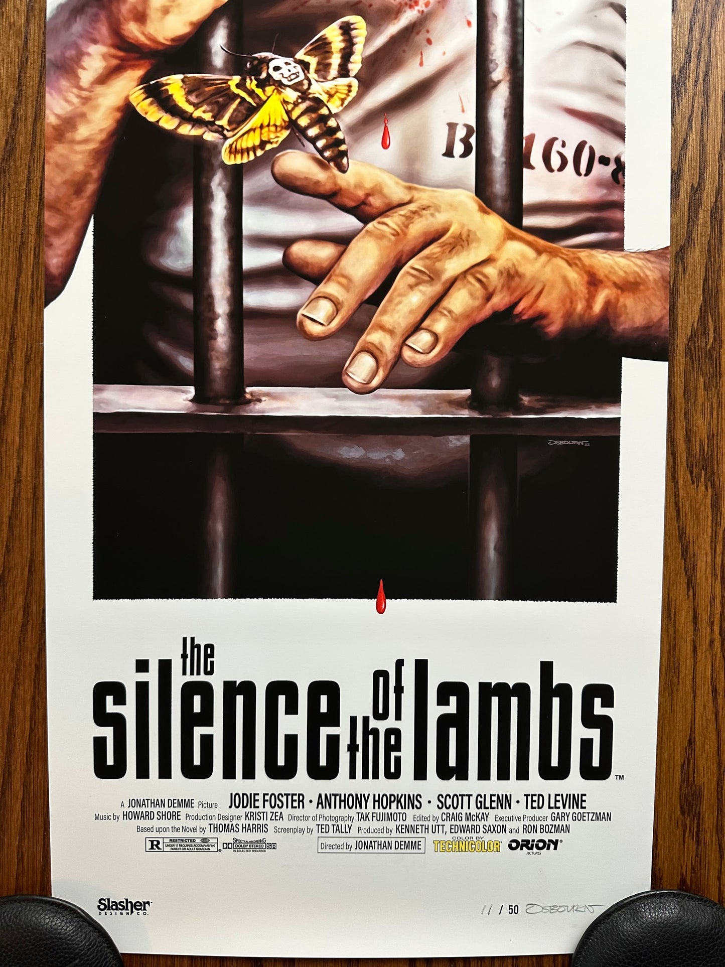Justin Osbourn – Silence of the Lambs, 12 x 36 in, art print, image 4