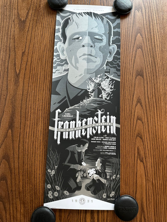 Tom Whalen – Frankenstein Variant, 12 x 36 in, art print, image 2