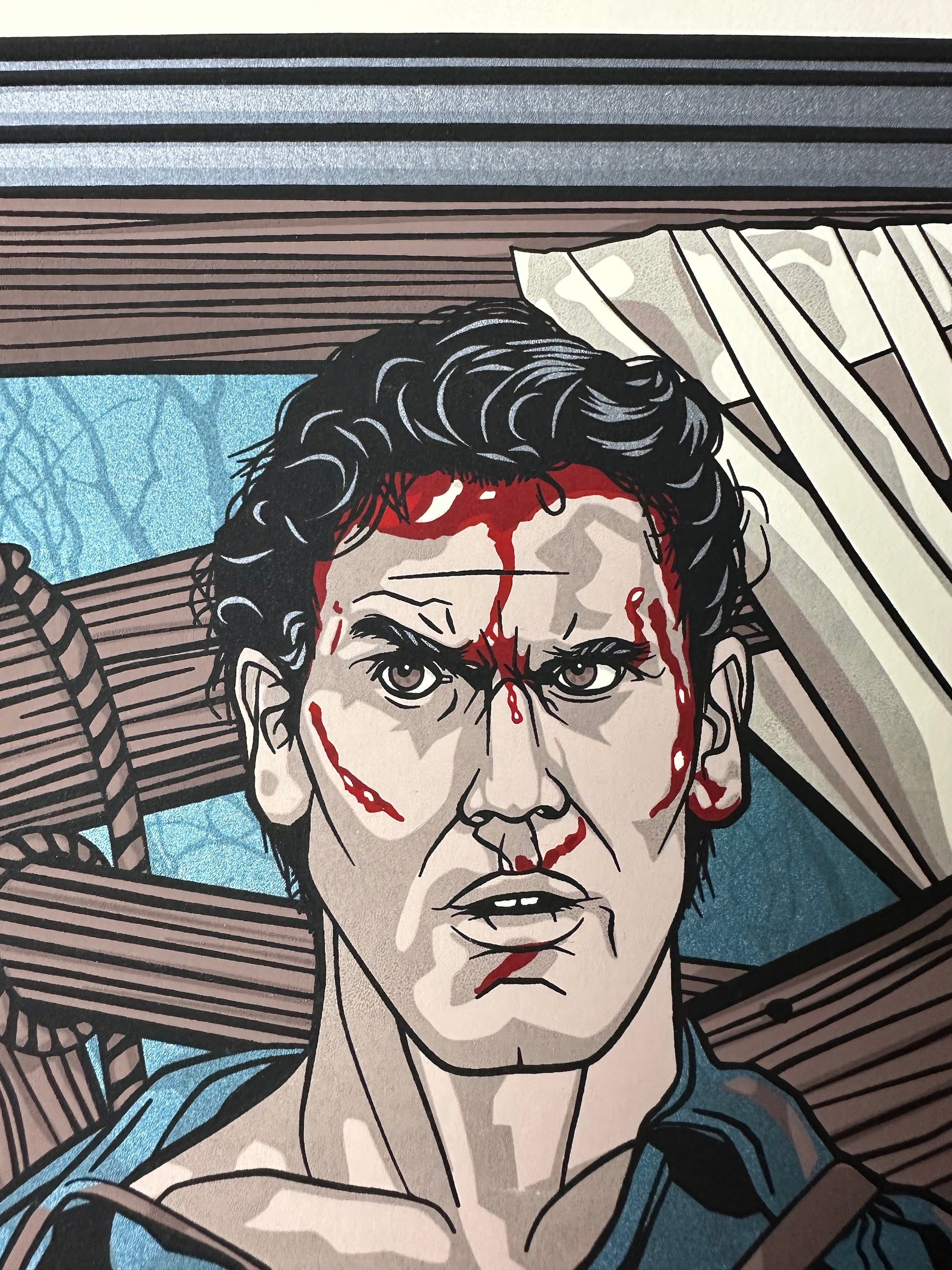 New Flesh – Army of Darkness Ash Portrait, 12 x 16 in, art print, image 2