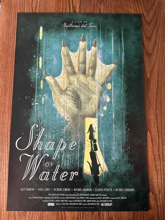 Andrew Swainson - The Shape of Water 24x36 movie poster