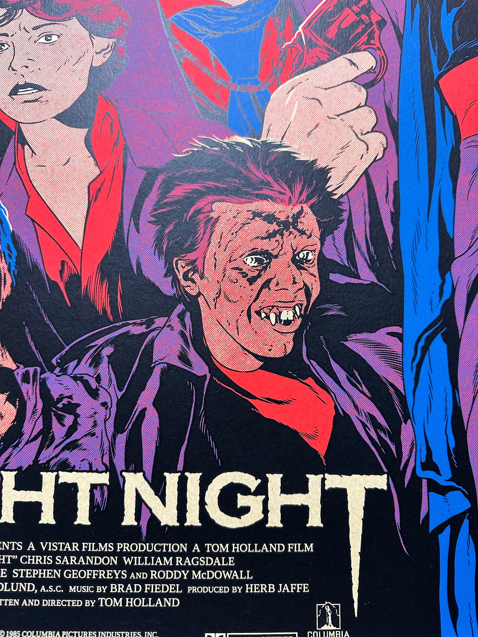 Johnny Dombrowski – Fright Night, 24 x 36 in, poster, image 6