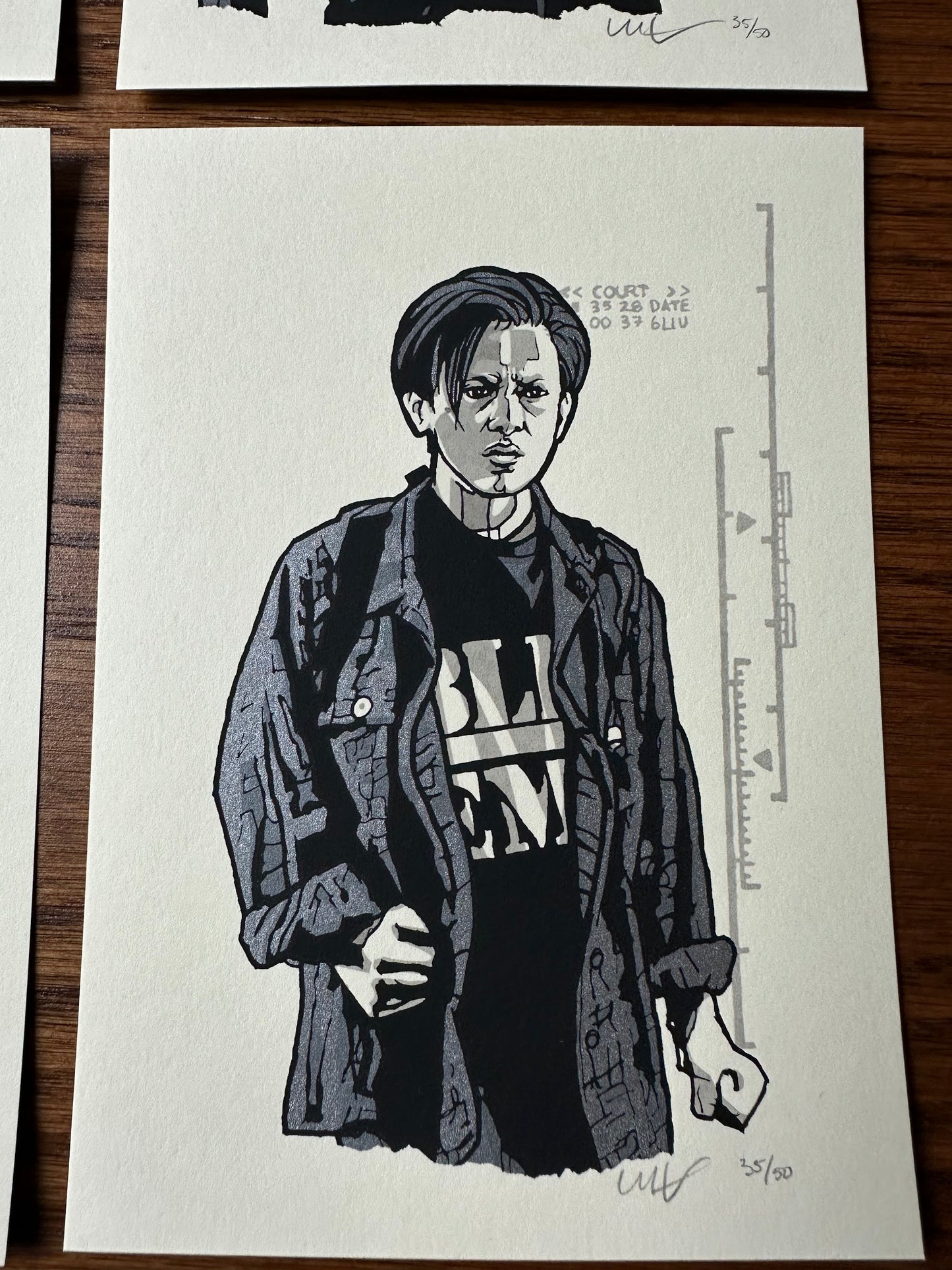 New Flesh – Terminator Lot of 4 Handbill set, 5 x 7 in, art print, image 5