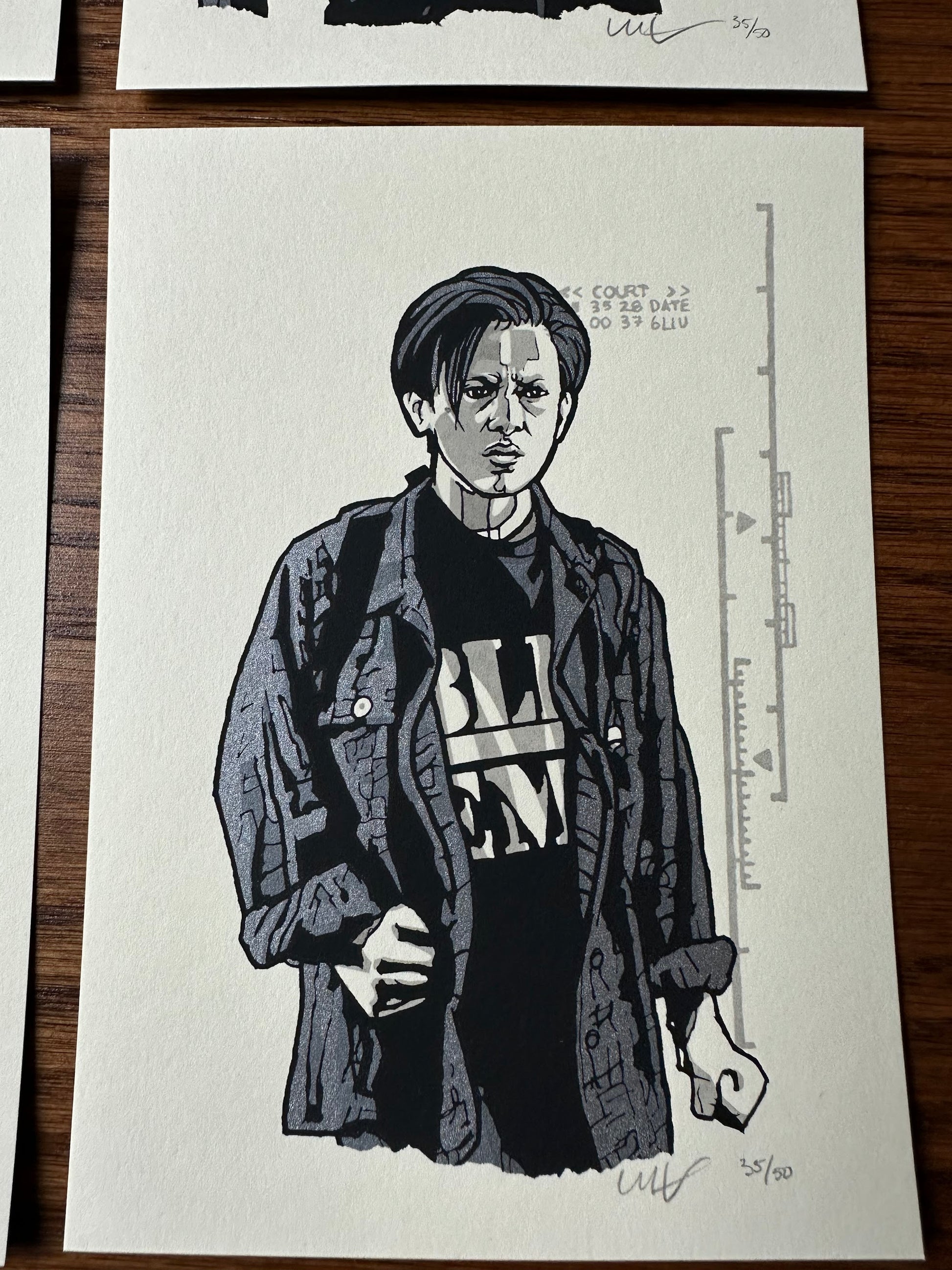 New Flesh – Terminator Lot of 4 Handbill set, 5 x 7 in, art print, image 5