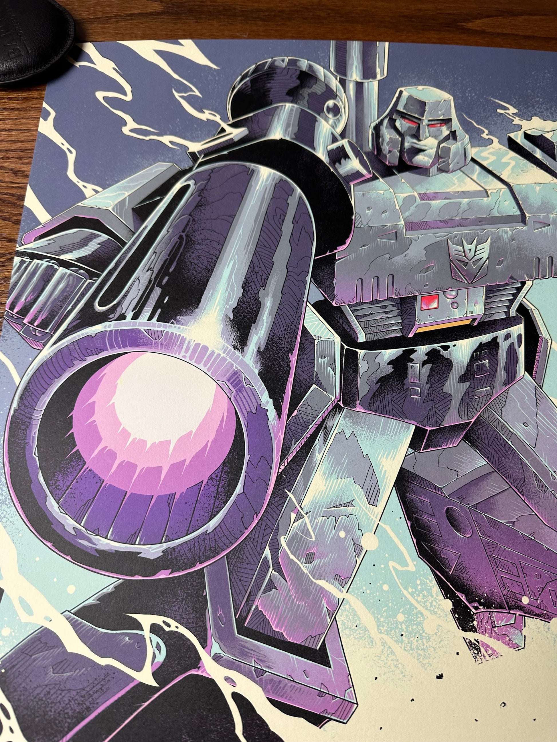 Luke Preece – Transformers Megatron, 18 x 24 in, art print, image 4