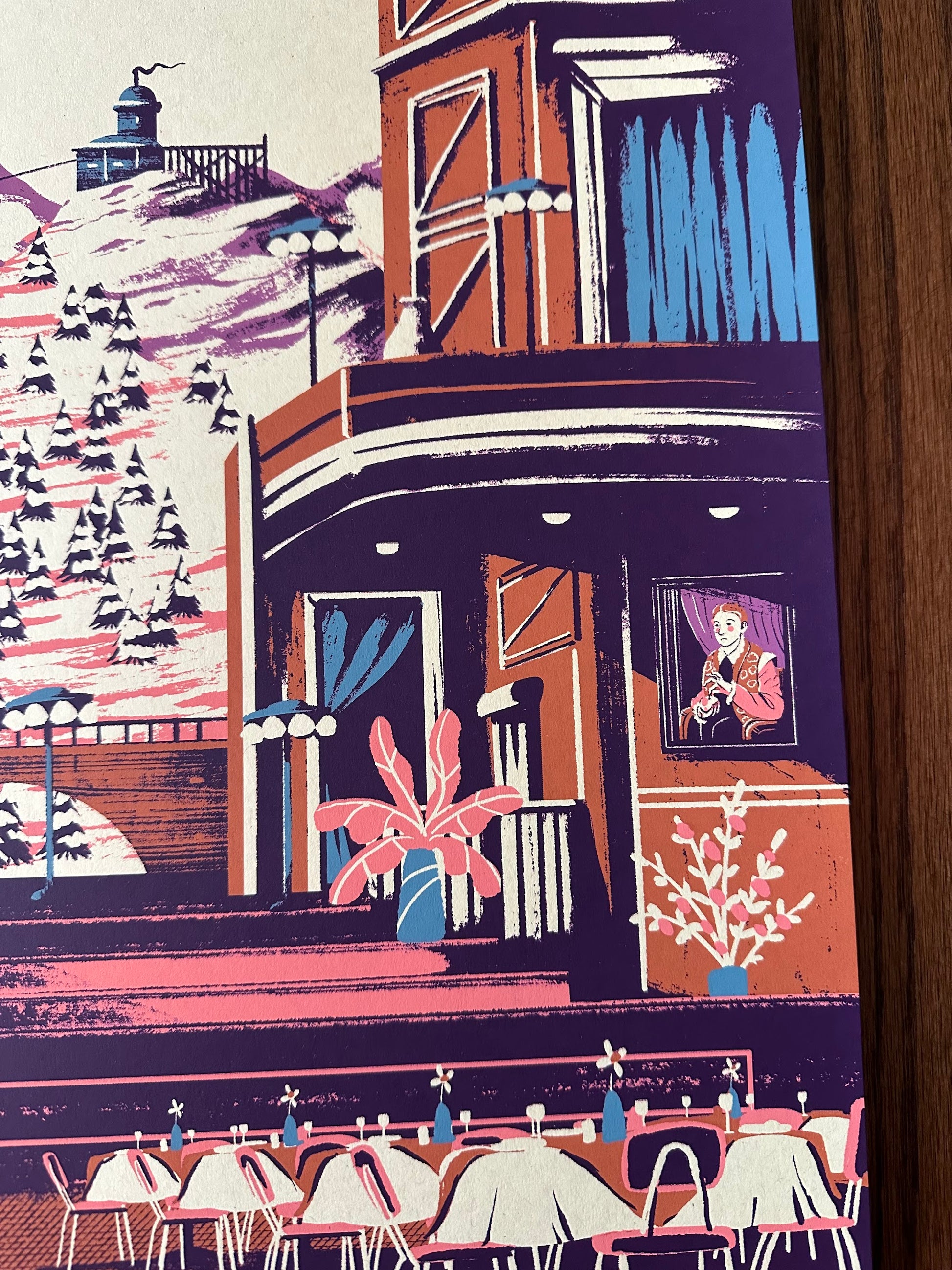 Marie Bergeron – The Grand Budapest Hotel, 24 x 36 in, poster, image 6