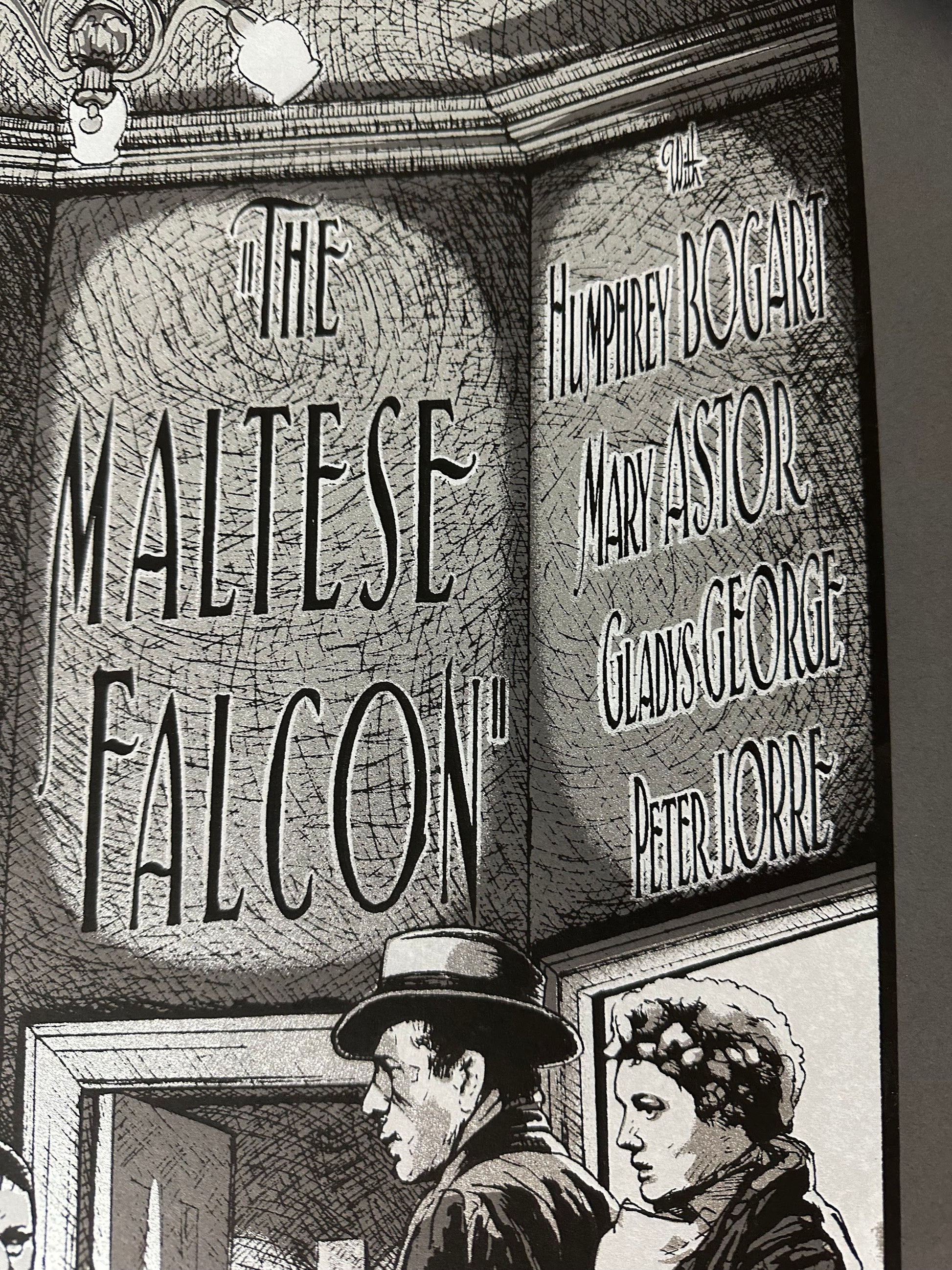 New Flesh – The Maltese Falcon, 18 x 24 in, art print, image 3