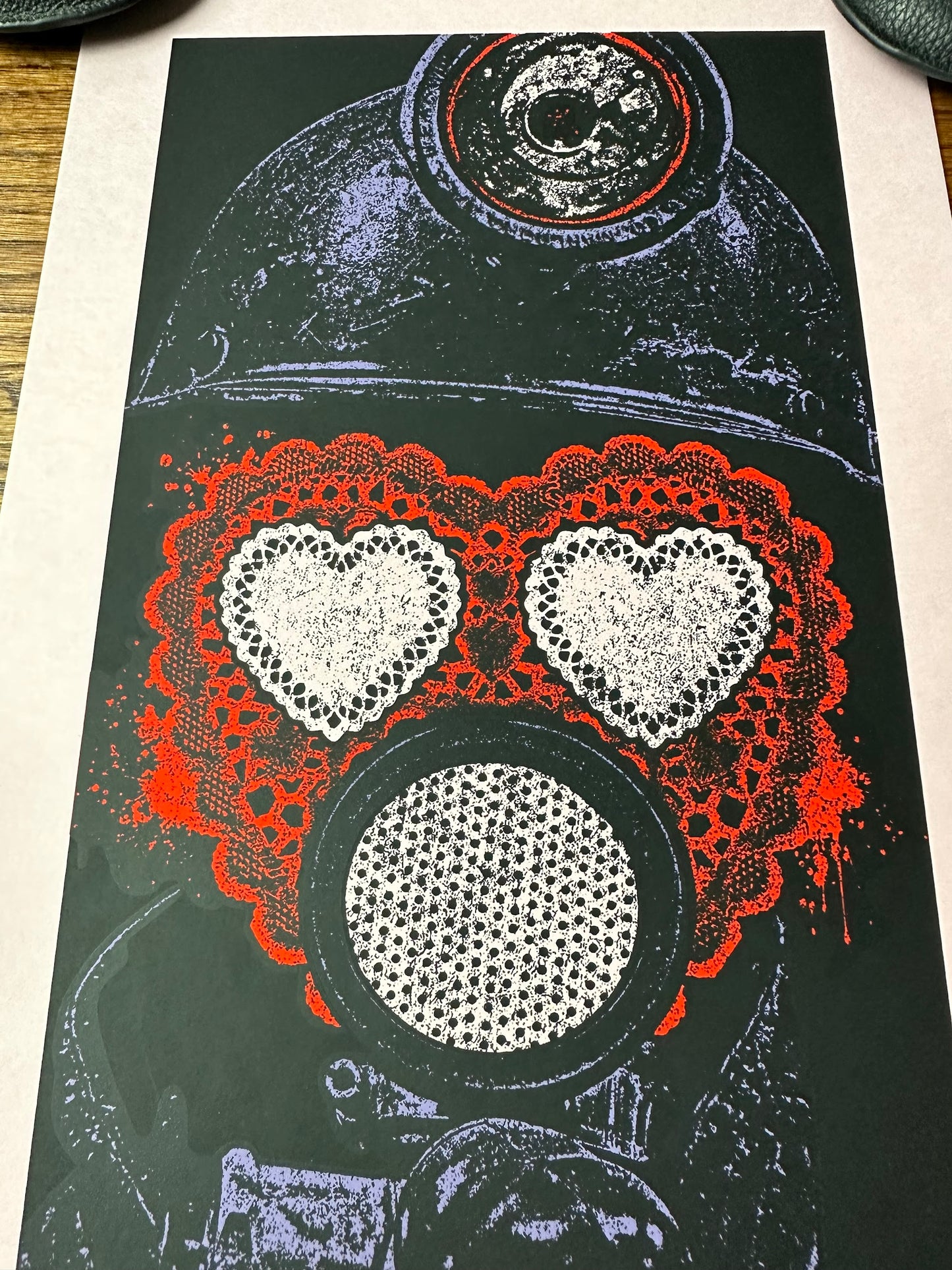 QFSChris – My Bloody Valentine, 9 x 24 in, art print, image 2
