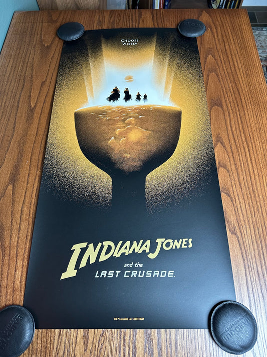 Lyndon Willoughby – Indiana Jones Last Crusade Variant, 18 x 36 in, art print