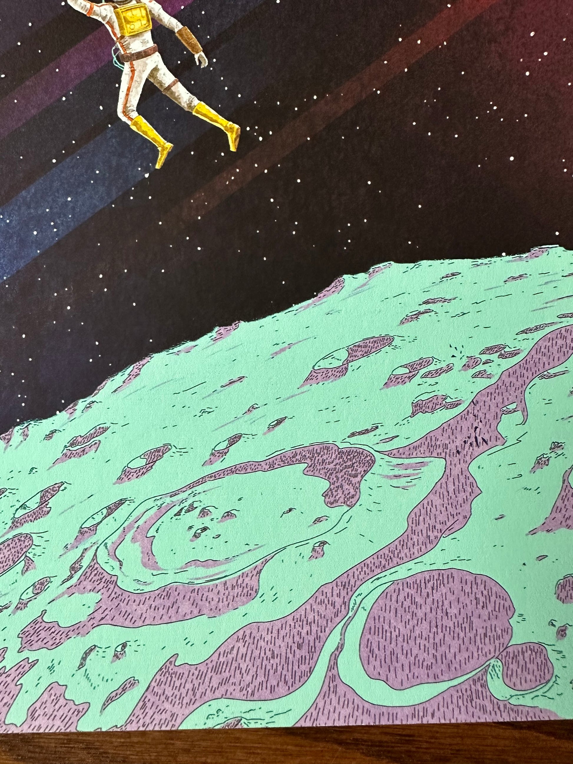 JJ Harrison – Astronaut in Space, 12 x 15 3/4 in, art print, image 4