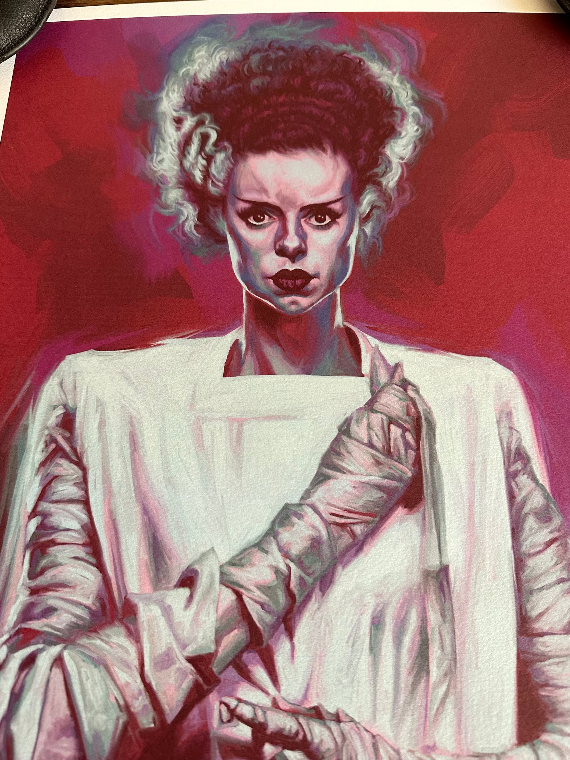 Candra Hope – The Bride of Frankenstein, 11.7 x 16.5 in, art print, image 2