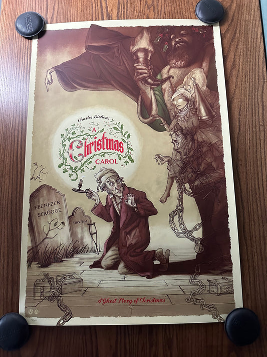 Jonathan Burton – A Christmas Carol, 24 x 36 in, poster