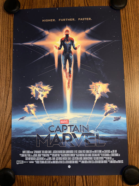 Matt Ferguson – Captain Marvel, 24 x 36 in, poster, image 4