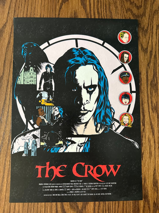 Van Saiyan – The Crow, 16.5 x 11.7 in, art print