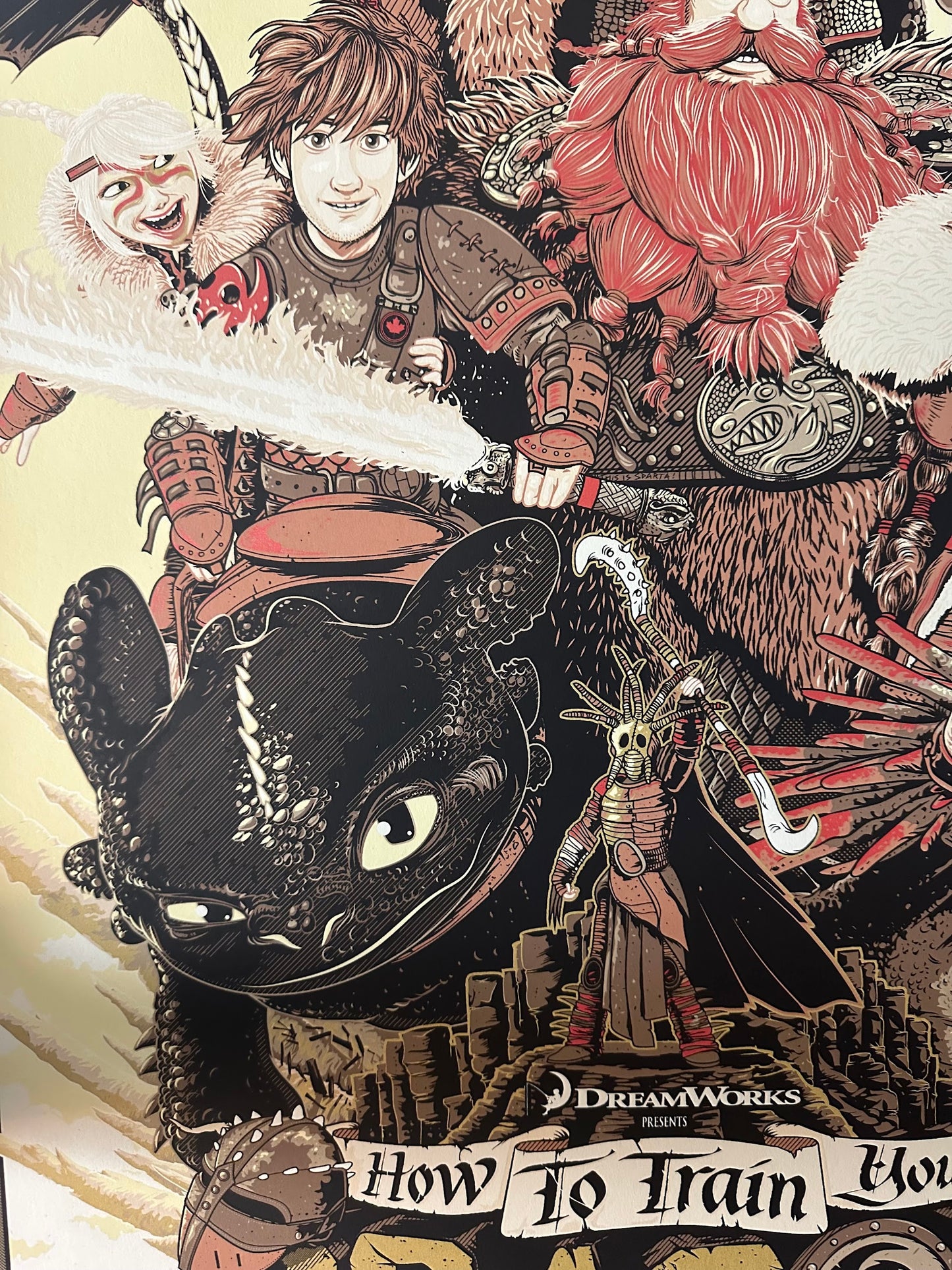Patrick Connan – How to Train Your Dragon, 24 x 36 in, poster, image 3