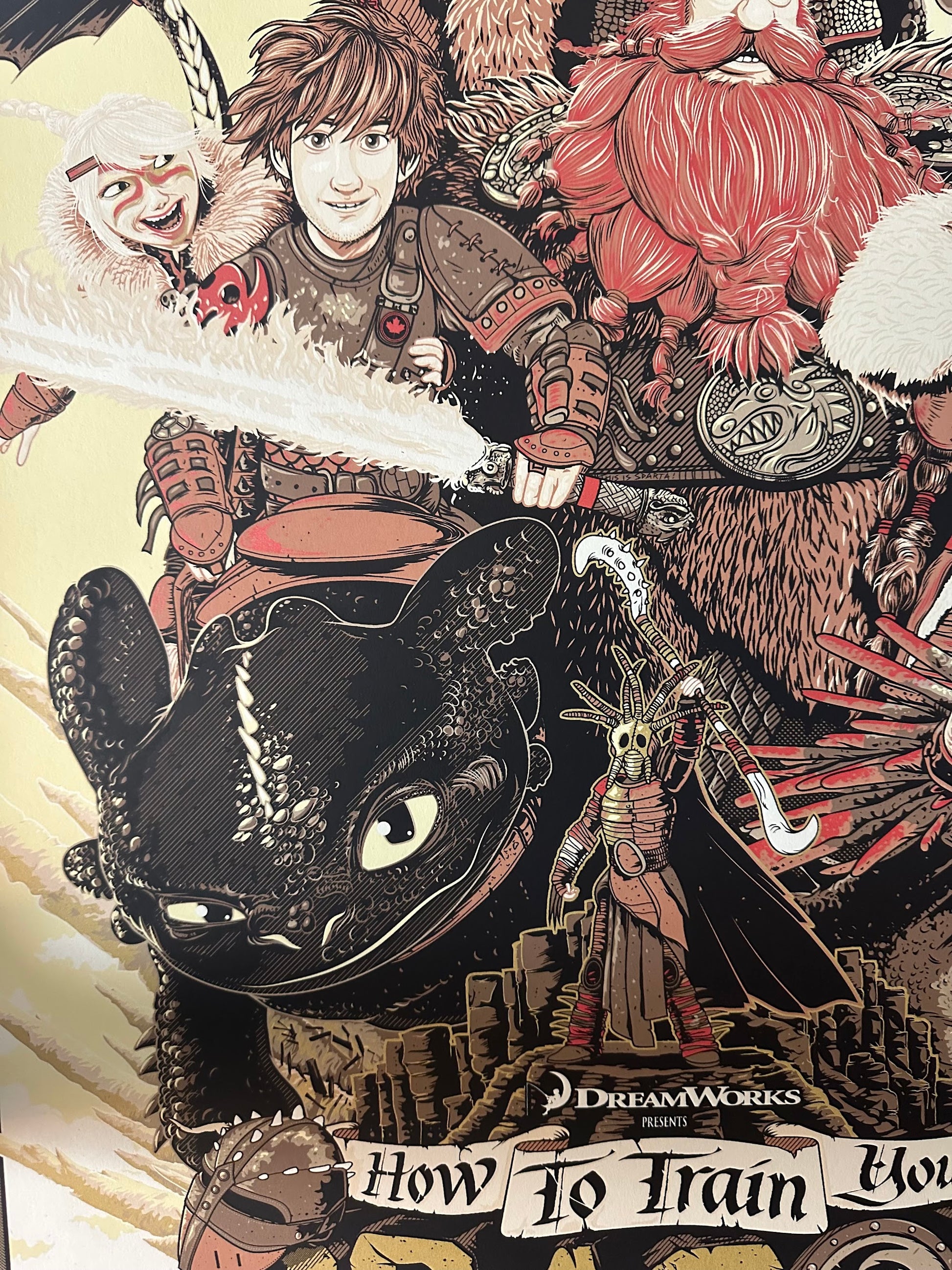 Patrick Connan – How to Train Your Dragon, 24 x 36 in, poster, image 3