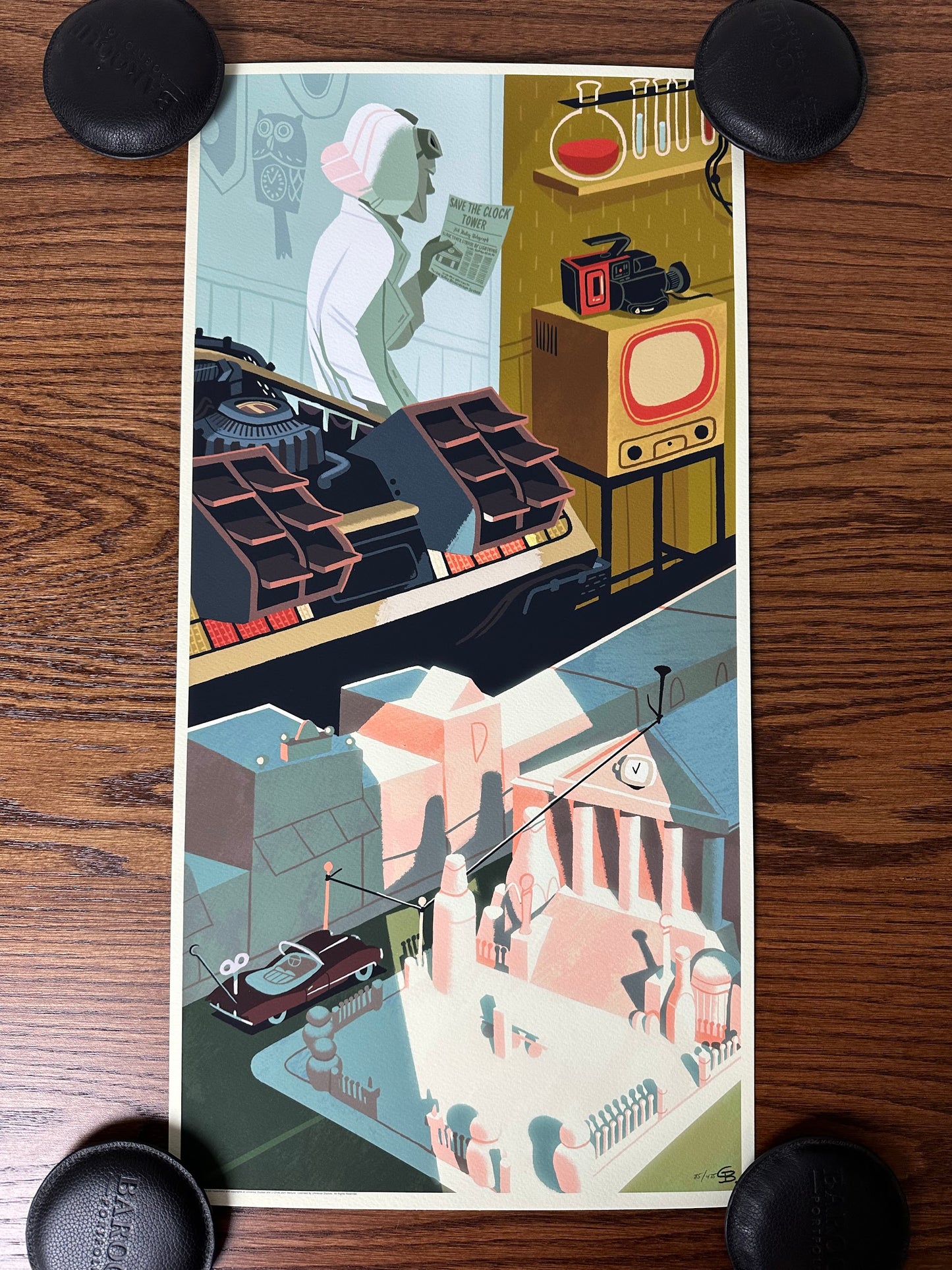 Glen Brogan – Back to the Future, 12 x 24 in, art print