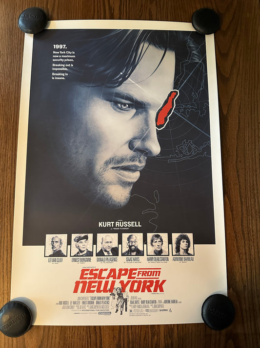 Phantom City Creative – Escape from New York, 24 x 36 in, poster