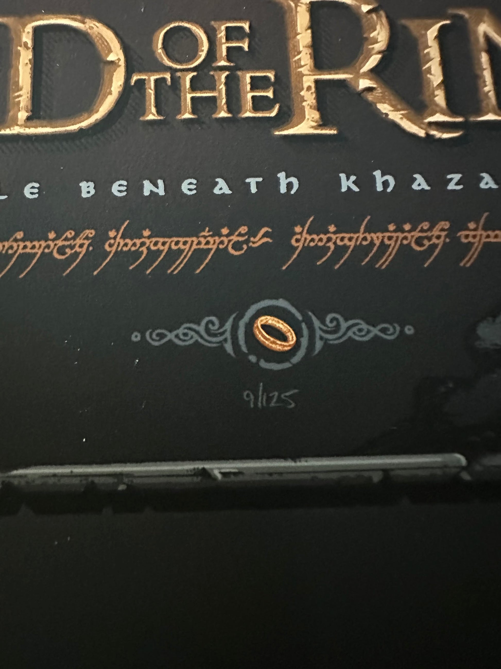 Brad Dunlop – LOTR Battle Beneath Khazad-dum, 12 x 24 in, art print, image 6